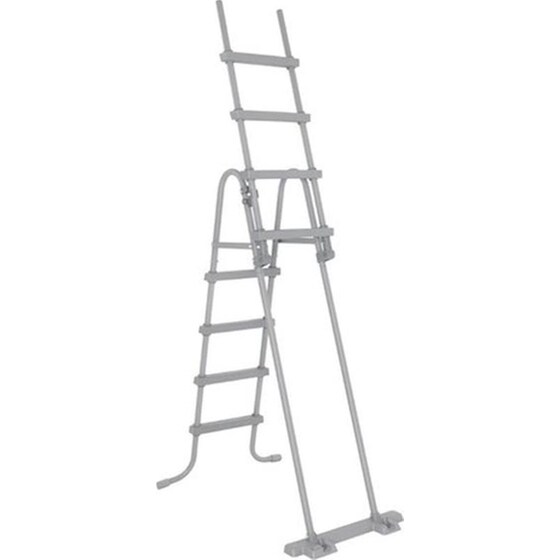 Σκάλα για Πισίνα με 4 Σκαλοπάτια 122cm Bestway 58331 - Γκρι image 3