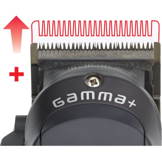 Επαγγελματική Κουρευτική Μηχανή GAMMA PIU BOOSTED με 8 Χτενάκια image 8
