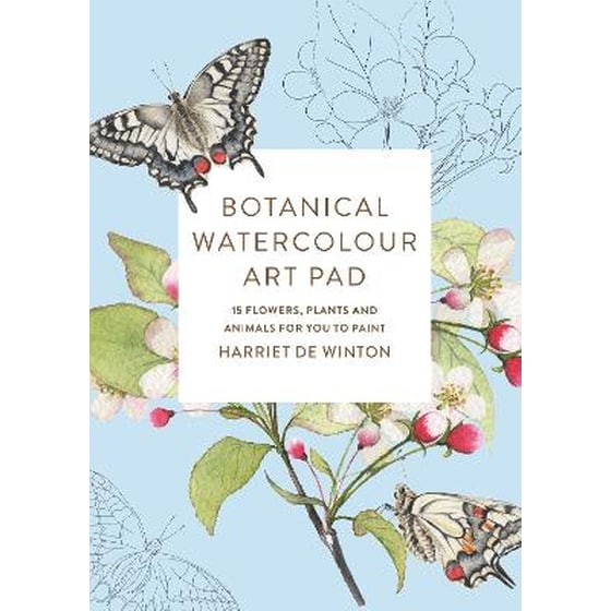 Botanical Watercolour Art Pad image 0