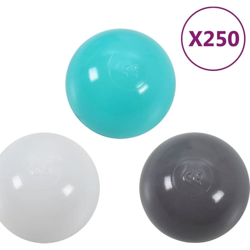 Μπαλάκια Παιδότοπου/ Πισίνας VidaXL 250 Τμχ - Πολύχρωμες VIDAXL