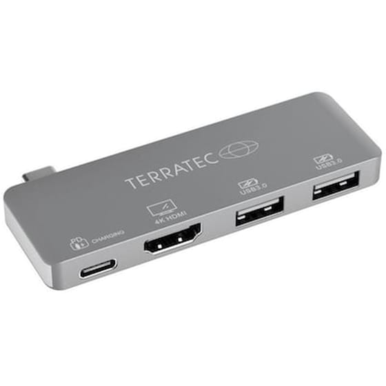 Docking Station Terratec Connect C4 – USB-C σε USB-C, Power Delivery, HDMI, 2x USB 3.0 image 0