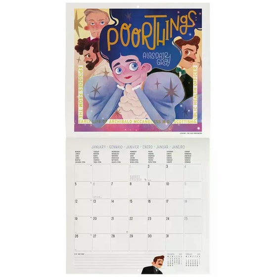 Ημερολόγιο Τοίχου Legami 2026 Book Lovers 30x29cm image 2