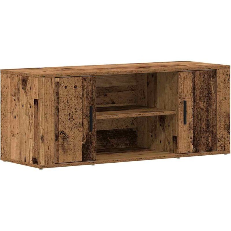 Έπιπλο Τηλεόρασης VidaXL 100 x 35 x 40 cm - Παλαιωμένο Ξύλο