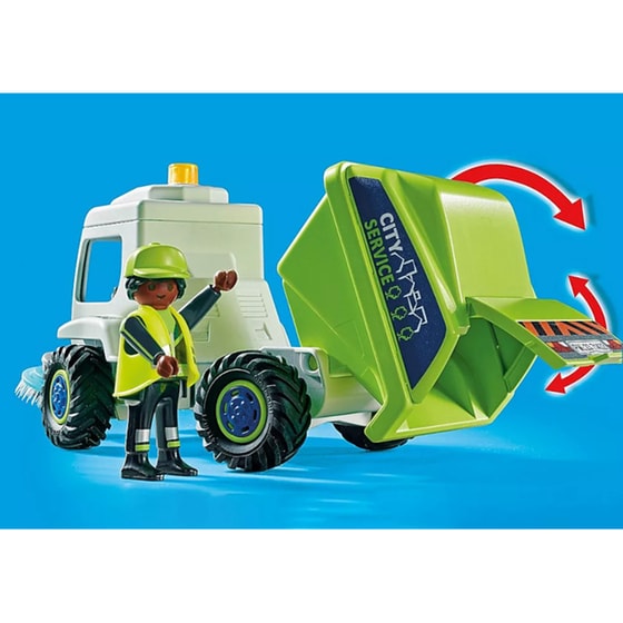 PLAYMOBIL® City Action Όχημα Καθαρισμού Δρόμων (71432) image 1