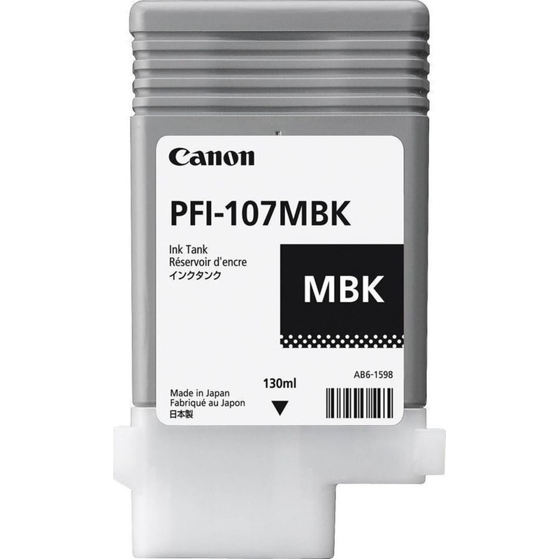 CANON Canon Pfi-107MBK Matte Black Μελάνι Εκτυπωτή 6704B001