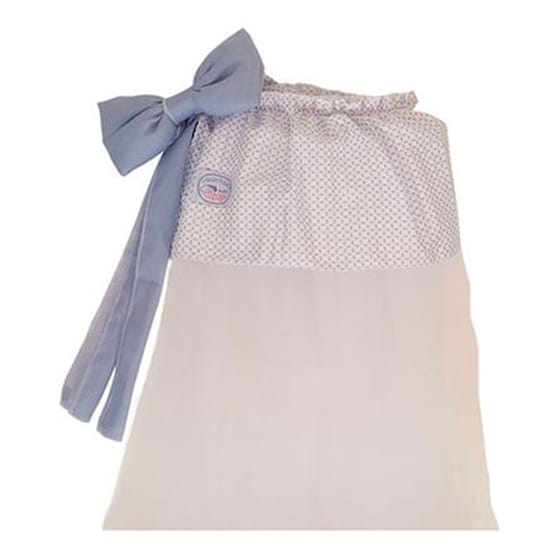 White Box 100% Βαμβακερή Βρεφική Κουνουπιέρα Κούνιας Net Σιέλ 5206451514362 image 0