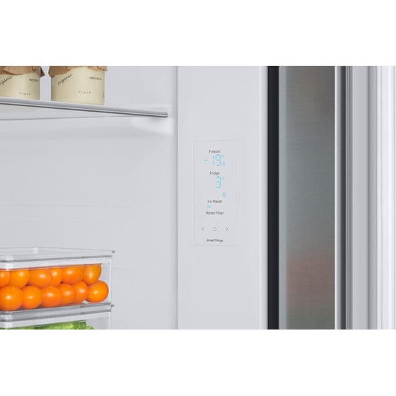SAMSUNG RS68A884CSL/EF No Frost 635 Lt με SpaceMax και Wifi Inox Ψυγείο Ντουλάπα image 10