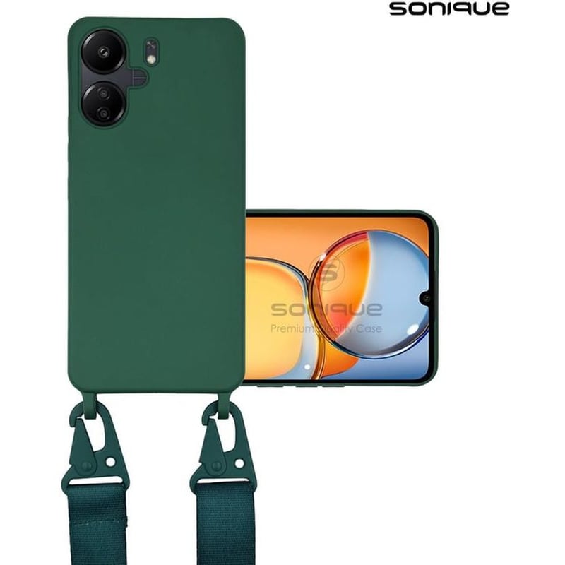 Θήκη Xiaomi Redmi 13C 4G - Sonique Carryhang Με Strap - Πράσινο