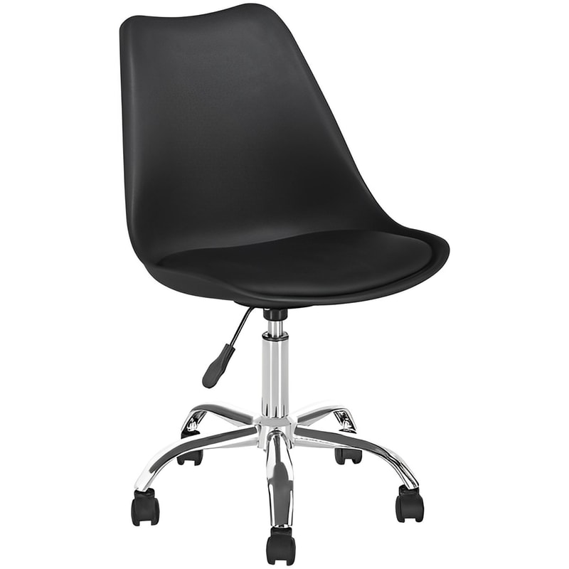 Καρέκλα Γραφείου Woodwell Martin PP/PU - Μαύρη