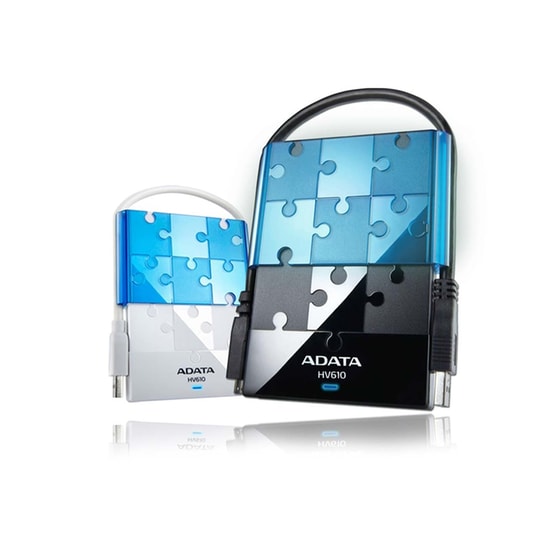 Εξωτερικός σκληρός δίσκος ADATA DashDrive 500GB 2.5" USB 3.0 HV610Μαύρο image 1