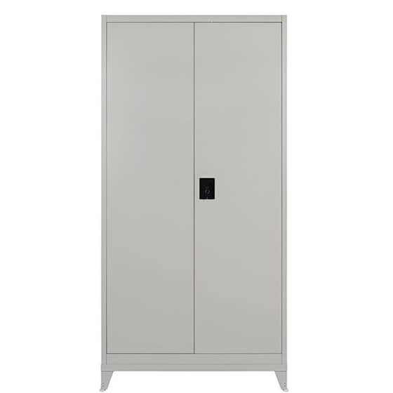 Ντουλάπα Steelen Δίφυλλη Μεταλλική 70x40x181 cm - Γκρι image 2
