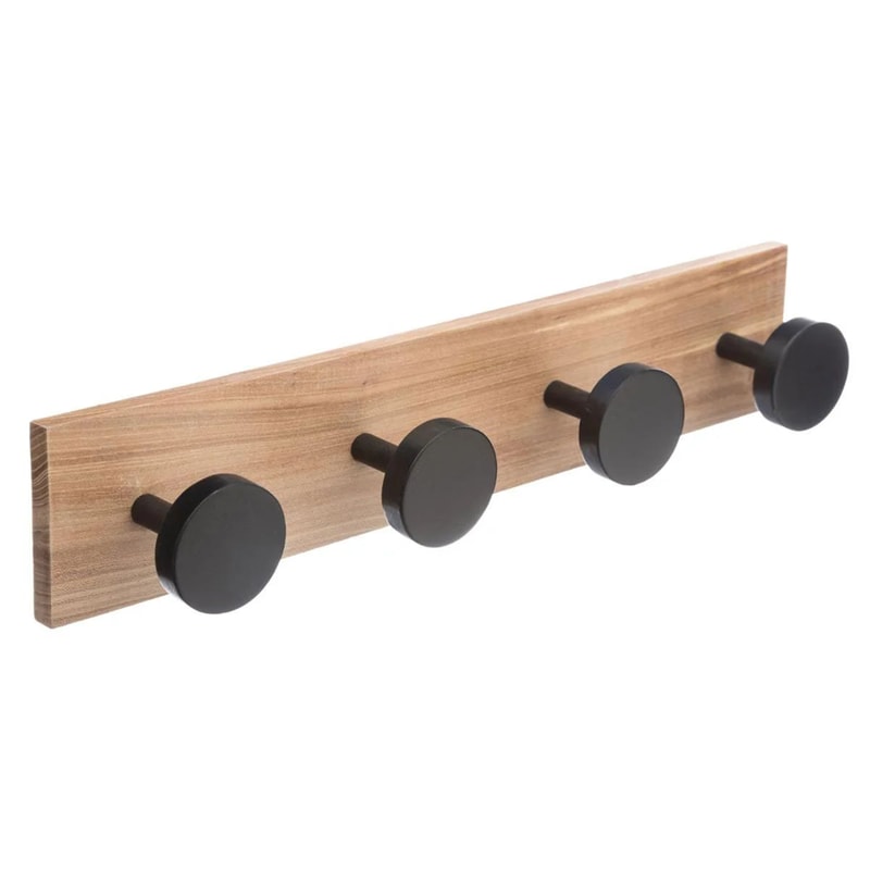 SPITISHOP Κρεμάστρα Τοίχου Spitishop F-v Hooks 151556a από MDF 40x6.5x8cm - Μπεζ
