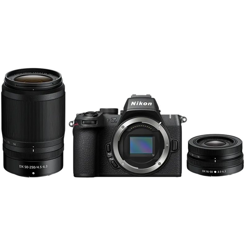 Φωτογραφική μηχανή Mirrorless Nikon Z50 ΙΙ + 16-50mm VR + 50-250mm VR - Mαύρο