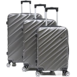 Σετ Βαλίτσες Ταξιδίου  3 Τμχ Traveleo - Γκρι