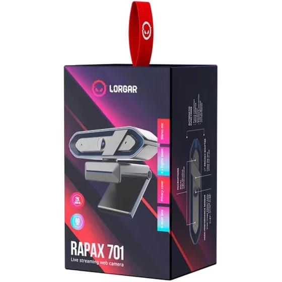 Lorgar Rapax 701 Web Camera - Μπλε image 5
