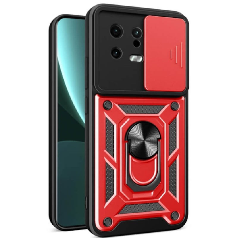 BODYCELL Θήκη Xiaomi Redmi 13 - Bodycell Armor Slide - Κόκκινο