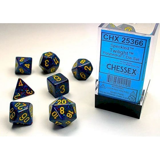 Σετ Ζάρια Speckled Polyhedral 7-die Set Twilight Chessex image 2