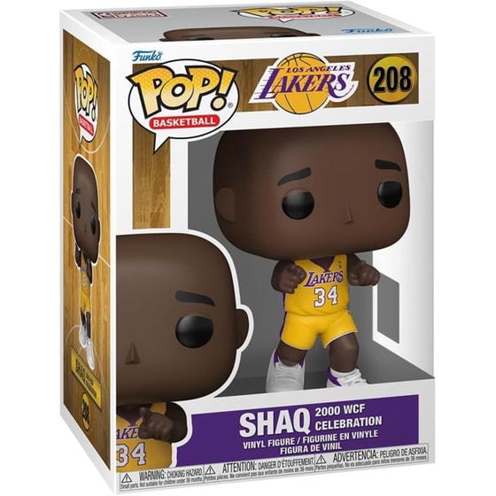Funko Pop! Basketball - NBA - Los Angeles Lakers - Shaq 2000 WCFCelebration #208 image 1