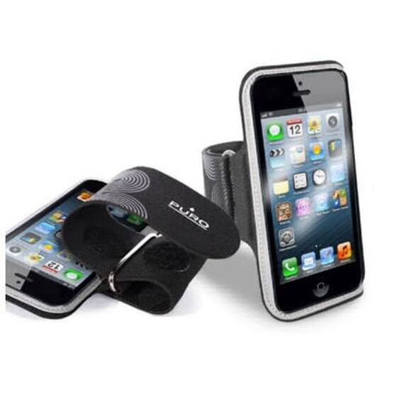 Puro Armband - Θήκη-περιβραχιόνιο Apple iPhone 5/5S - Μαύρο image 0