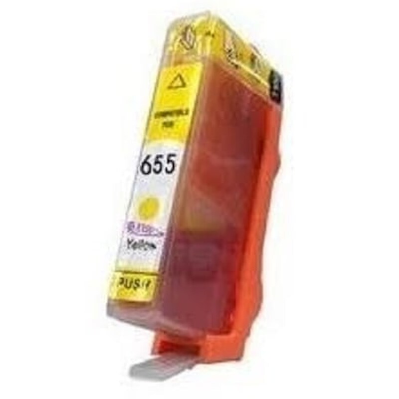 OEM Συμβατό HP 655XL Κίτρινο Μελάνι Εκτυπωτή Cz112ae