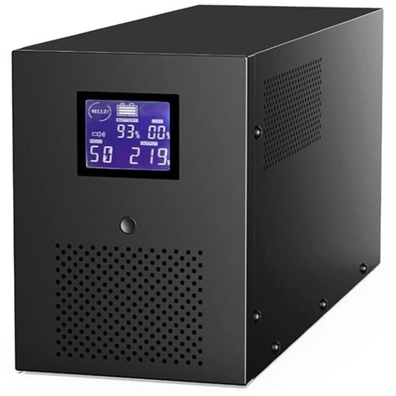 ENERGENIE UPS Energenie με USB και LCD Display 3000VA Μαύρο