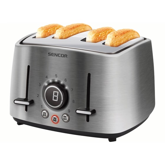 SENCOR STS 5070SS 4 Θέσεων 1600W Inox Φρυγανιέρα image 1