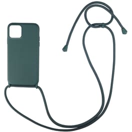 Θήκη Apple iPhone 11 - My Colors CarryHang Θήκη Σιλικόνης με Κορδόνι - Πράσινο Σκούρο