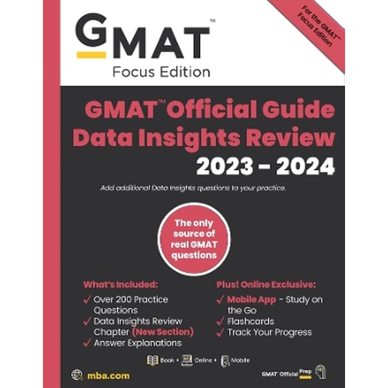 GMAT Official Guide Data Insights Review 2023-2024, Focus Edition image 0