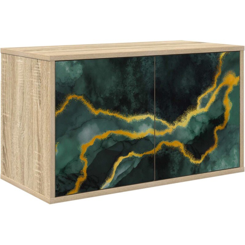 Έπιπλο Τηλεόρασης VidaXL WIJHE Επιτοίχιο 69 x 33 x 40 cm - Sonoma Δρυς