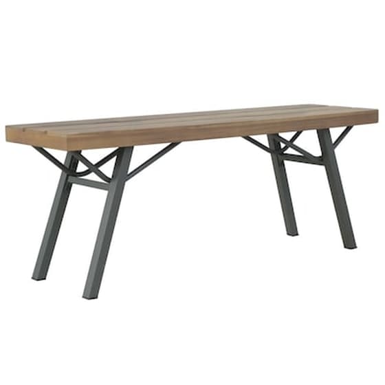 Παγκάκι Κήπου VidaXL από Μασίφ Ξύλο Ακακίας 120x31x45 cm - Καφέ image 1