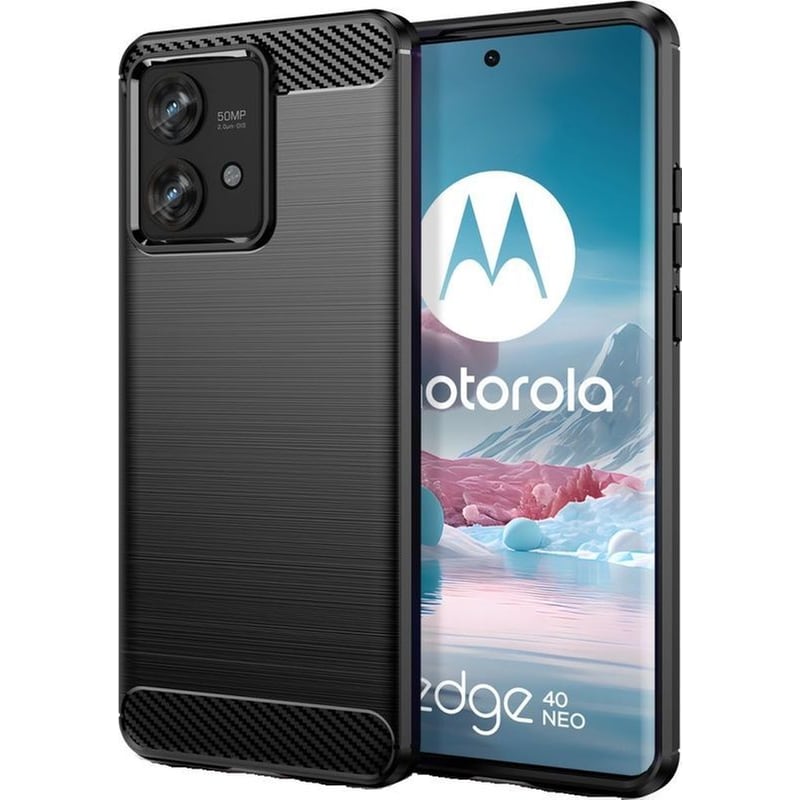 TECH-PROTECT Θήκη Motorola Edge 40 Neo - Tech-protect Carbon - Μαύρο