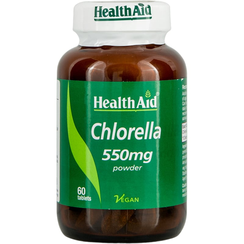 Ειδικό Συμπλήρωμα Διατροφής Health Aid Chlorella 550mg - 60 ταμπλέτες