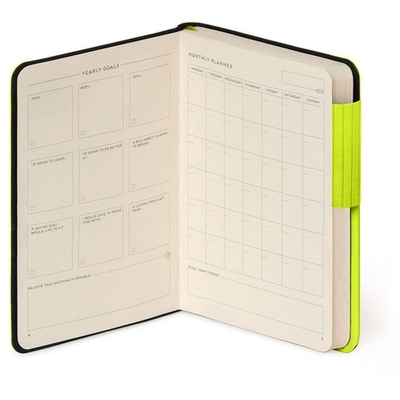 Σημειωματάριο Legami Ριγέ Small Chartreuse image 3