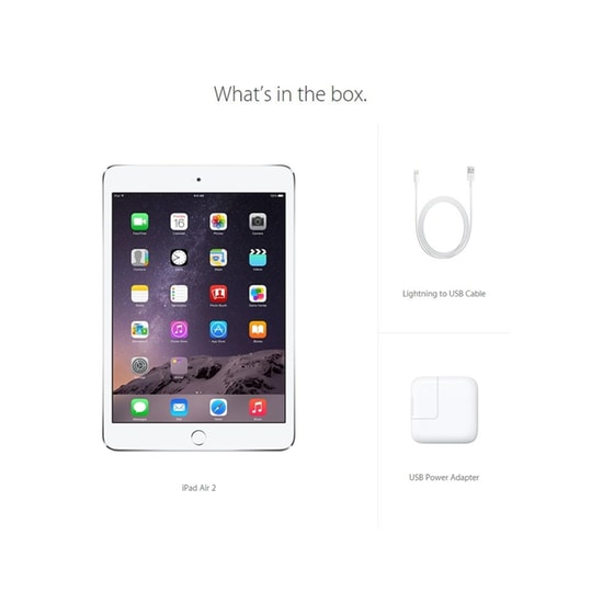 Apple iPad Air 2 - 9.7" 16GB Silver image 4