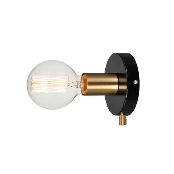 Απλίκα Τοίχου Aca Joy V36382bp Μεταλλική 12x8.5x12 cm - Μπρονζέ/Μαύρη image 0