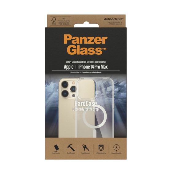 Θήκη Apple iPhone 14 Pro Max - PanzerGlass HardCase Magsafe - Transparent image 1