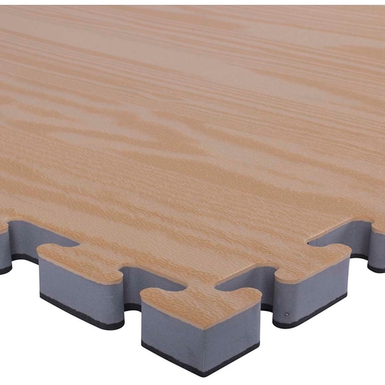 Δάπεδο Γυμναστικής Amila 36612 από EVA 100x100x2.5 cm - Μπεζ/ Γκρι image 0