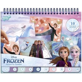 Βιβλίο Ζωγραφικής Totum Frozen Sticker Number Pad