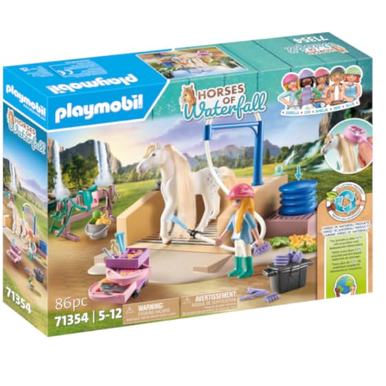 PLAYMOBIL® Horses of Waterfall Κομμωτήριο αλόγων με την Isabella και τον Lioness (71354) image 0