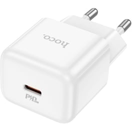 Φορτιστής Πρίζας Hoco N32 Glory USB-C 30W - White