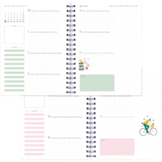 Ατζέντα Miquelrius 2023 Εβδομαδιαίο 12M A5 - Plus Walk Küoz image 5