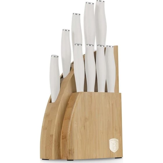 Σετ Μαχαίρια Berlinger Haus Sahara Collection από Ανοξείδωτο Ατσάλι με Βάση από Μπαμπού 10 Τμχ image 0