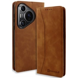 Θήκη Πορτοφόλι - Huawei Pura 70 - Bodycell Book Case - Brown (5206015072079)