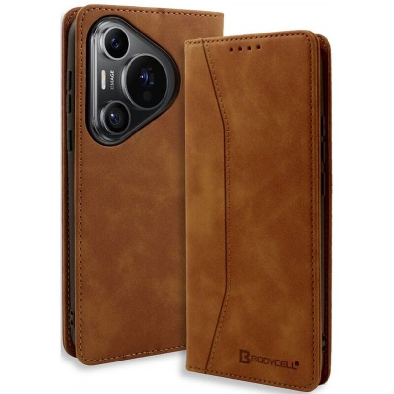 BODYCELL Θήκη Πορτοφόλι - Huawei Pura 70 - Bodycell Book Case - Brown (5206015072079)