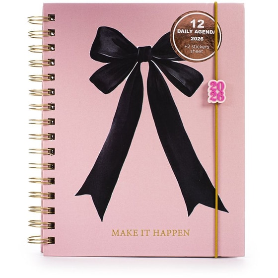 Ημερολόγιο Posh+Pop 2026 12Μ Σπιράλ Bow image 1