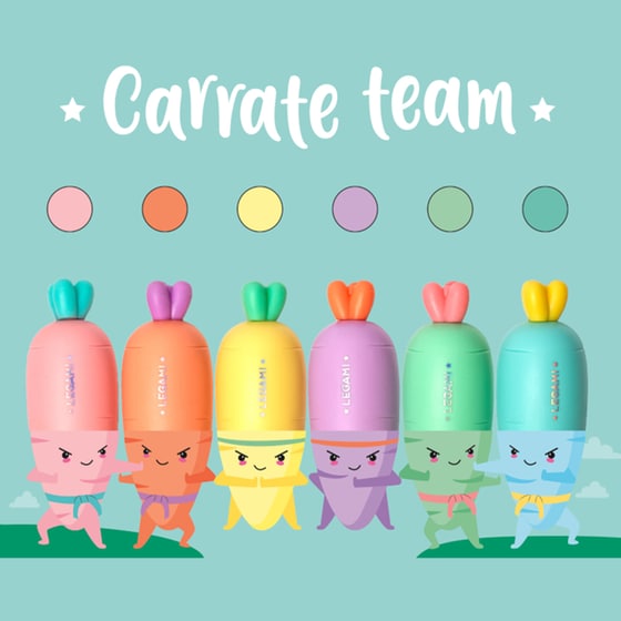 Μαρκαδόροι Υπογράμμισης LEGAMI Carrate Team (6 Τεμάχια) image 2