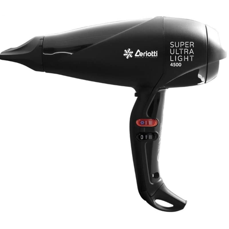 CERIOTTI Σεσουάρ Μαλλιών CERIOTTI Super Ultra Light 4500 Hair Dryer 2500 W Μαύρο