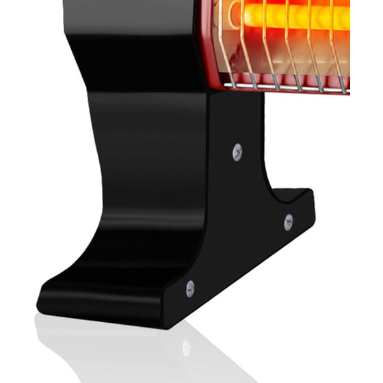 LEXICAL LQH-8020-4 Σόμπα Χαλαζία 1200W Μαύρο-Κόκκινο image 4