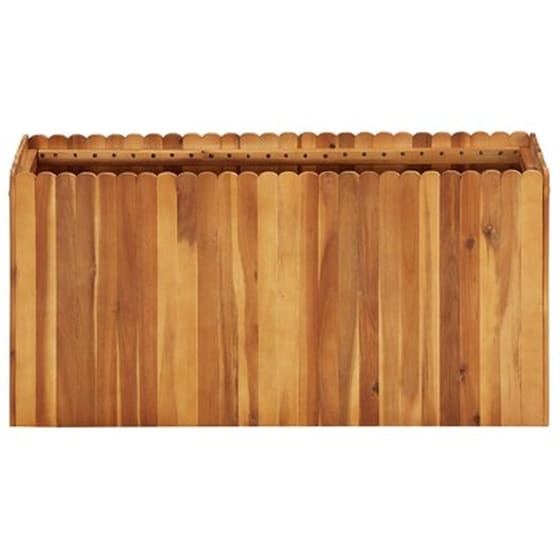 Vidaxl Ζαρντινιέρα Υπερυψωμένη 100 X 30 X 50 Εκ. Μασίφ Ξύλο Ακακίας image 2