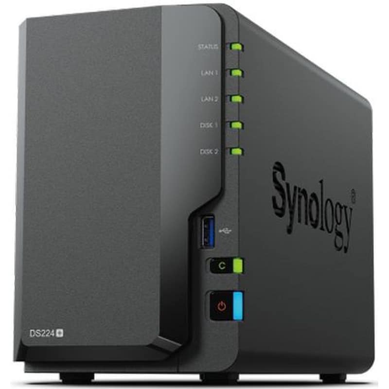 SYNOLOGY Nas Synology DiskStation DS224+ (Celeron J4125 2BAY/x2GBE/2GB)